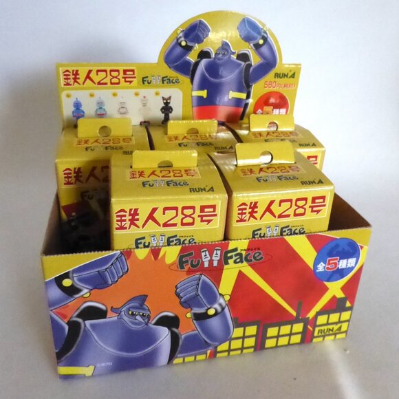 NEW VINTAGE RUN’A JAPAN TETSUJIN 28 GIGANTOR FULL FACE MINI BOBBLE HEAD FIGURE C - Picture 14 of 16